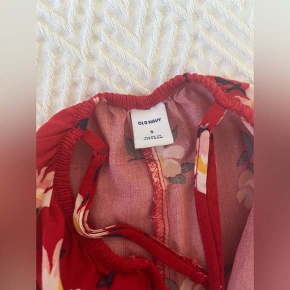 red floral maxi dress - Picture 3 of 3